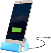 USB-C / Type-C 3.1 Sync-gegevens / Dock-oplader opladen, voor Galaxy S8 & S8 + / LG G6 / Huawei P10 & P10 Plus / Xiaomi Mi 6 & Max 2 en andere smartphones (blauw)