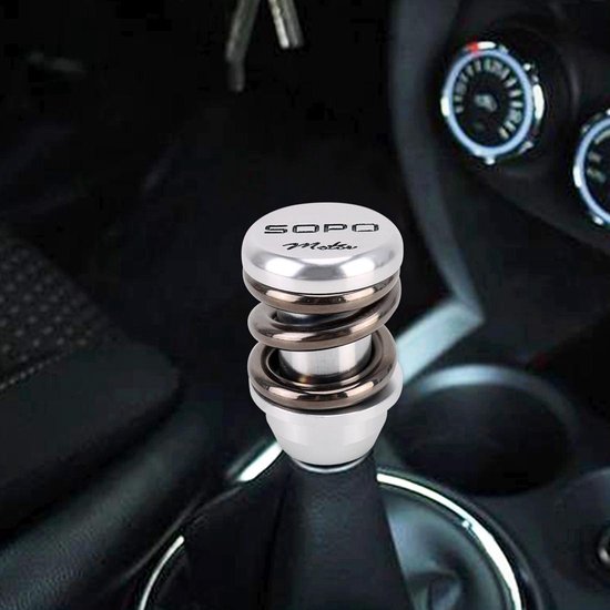 thumbnail: Universele Auto Stuurwiel Hoorn Knop - Zwarte Metalen Upgrade Voor Je Auto