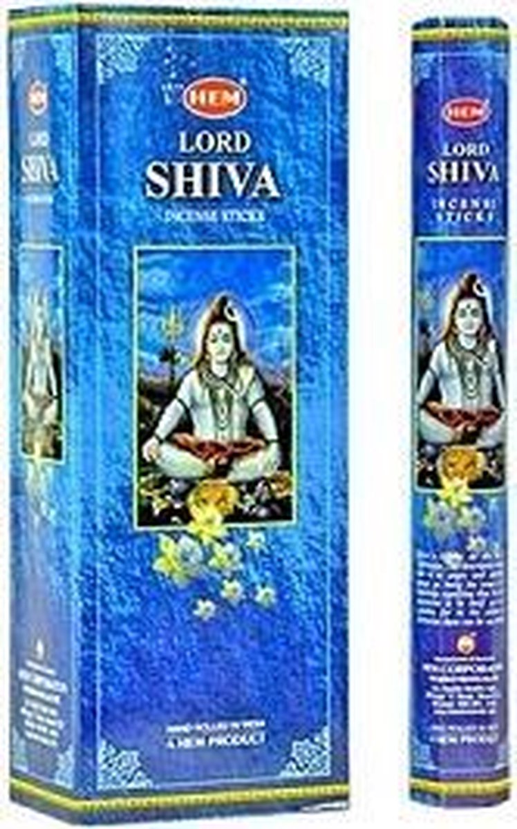 HEM Lord Shiva Hexa - 6 pack - 6 doosjes a 20 stokjes Multicolor