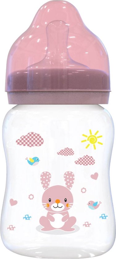  - Lorelli Blush Pink 250 ml Brede Hals Fles 10200710002