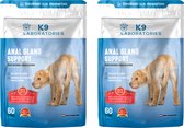 Anal gland support Hond - Duopak - 120 stuks - Sleetje rijden - Verstopte anaalklieren - bij stinkende of ontstoken anaal klieren hond