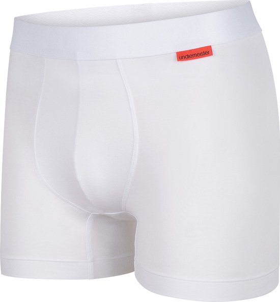 Undiemeister - Boxershort - Boxershort heren - Ondergoed - Gemaakt van Mellowood - - Boxer briefs - Chalk White (wit) - 1 Stuk - XS