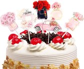 Akyol - Meisjes taartdecoratie - sweet 16 - cupcake toppers - Taart topper - Cake - Taart - Prikker - 9 cm - verjaardag