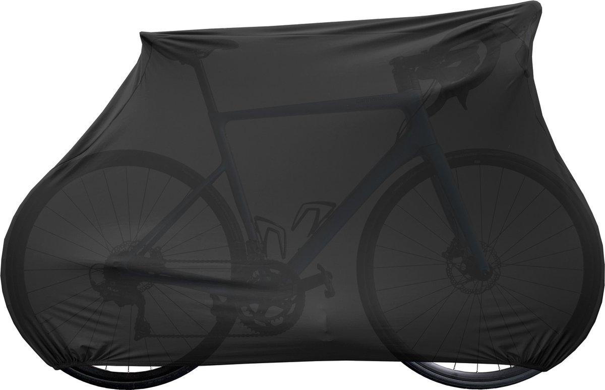 FULL fietssok van DS COVERS – Indoor – Stofvrij – Ademend – Stretch fit – Universeel MTB of Racefiets – Zwart - DS COVERS