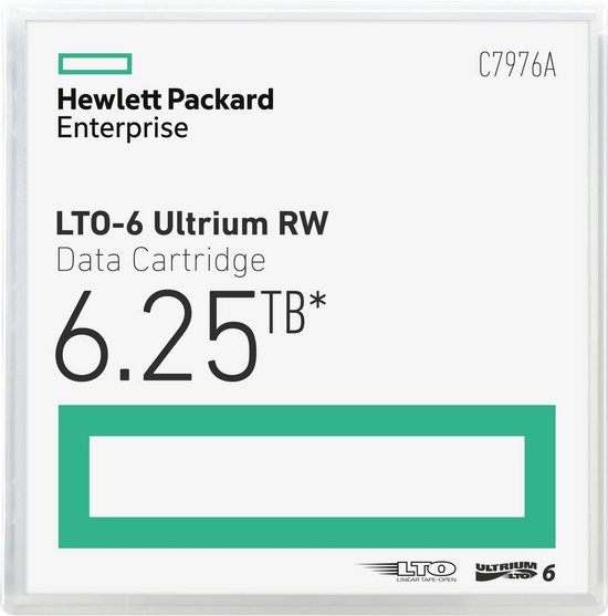 Data Cartridge HP LTO-6 Ultrium RW - HP