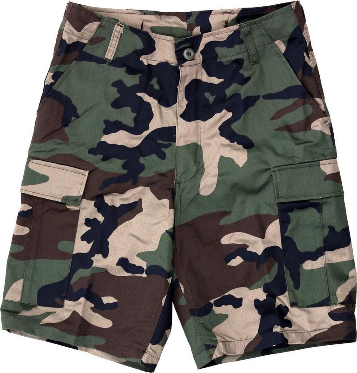 Fostex Garments BDU short Woodland Camo Aop