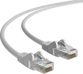 Cat 5e - U/UTP - Netwerkkabel - Patchkabel - Internetkabel - 1 Gbps - 50 meter - Grijs - Allteq