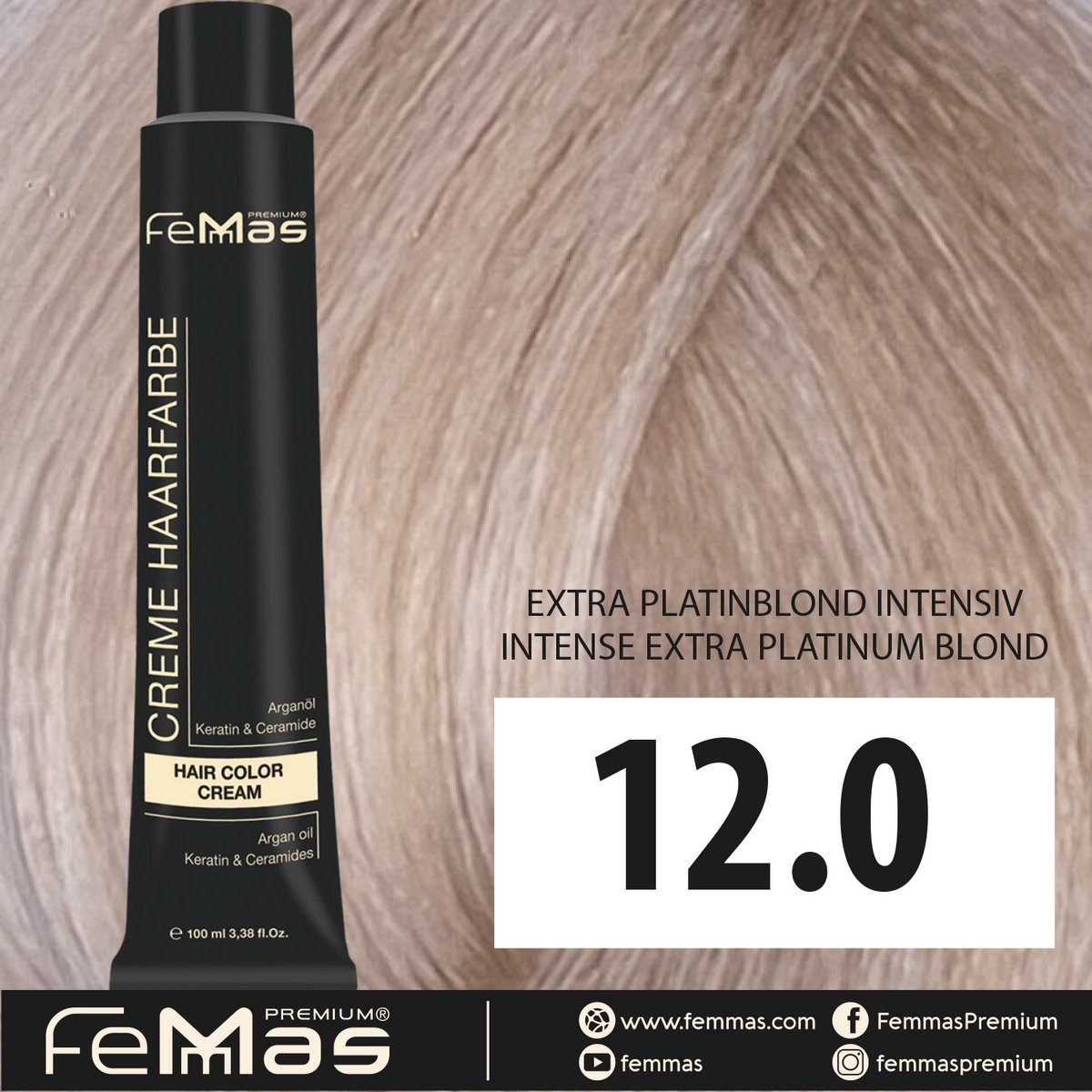 Femmas (12.0) - Haarverf - Extra platinablond intensief - 100ml