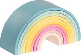 Set de jeu en Siliconen Dëna Set 10 I Rainbow Pastel