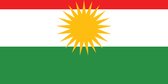 Vlag Koerdistan 70x100cm