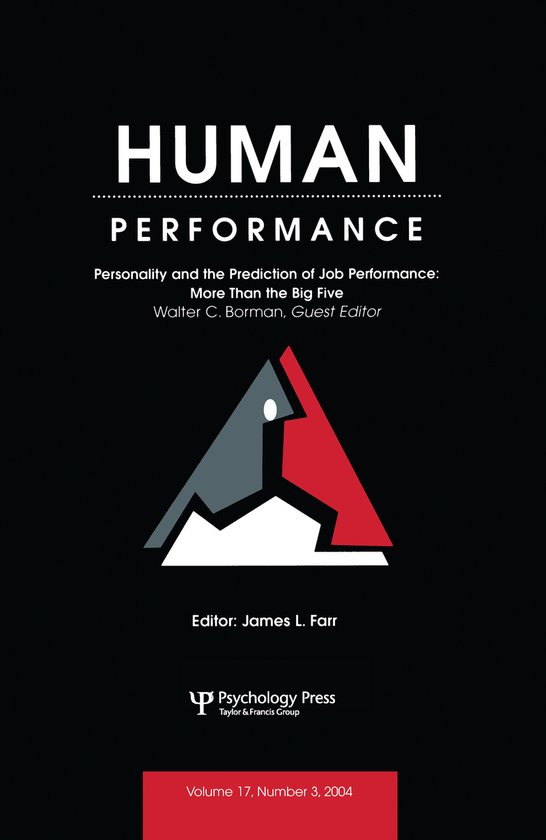 Personality and the Prediction of Job Performance - cover
