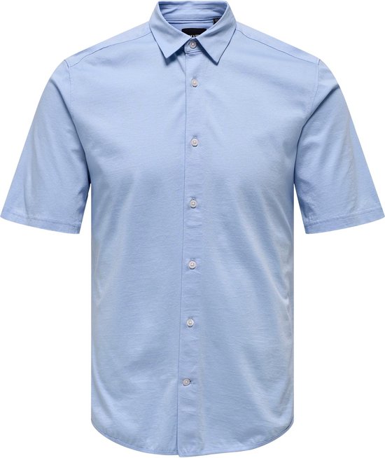 Only & Sons Overhemd Onsmiles Ss Stretch Shirt 22021966 Mannen