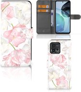 GSM Hoesje Motorola Moto G72 Wallet Book Case Cadeau voor Mama Lovely Flowers