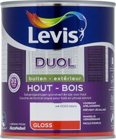 Levis Duol - Hout Buiten - Primer & Lak - Hoogglans - Wit - 0.75L