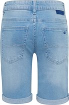 JESS SHORT Regular Waist/ Straight Leg Jeans Short Jongens - Blauw - Maat 134-140