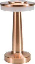 DreamGoods Oplaadbare Tafellamp - 3600mAh Accu - Draadloos & Oplaadbaar - Dimbaar - Moderne Touch Lamp - Tafellamp op Batterijen - Woonkamer Decoratie - Nachtlamp Slaapkamer