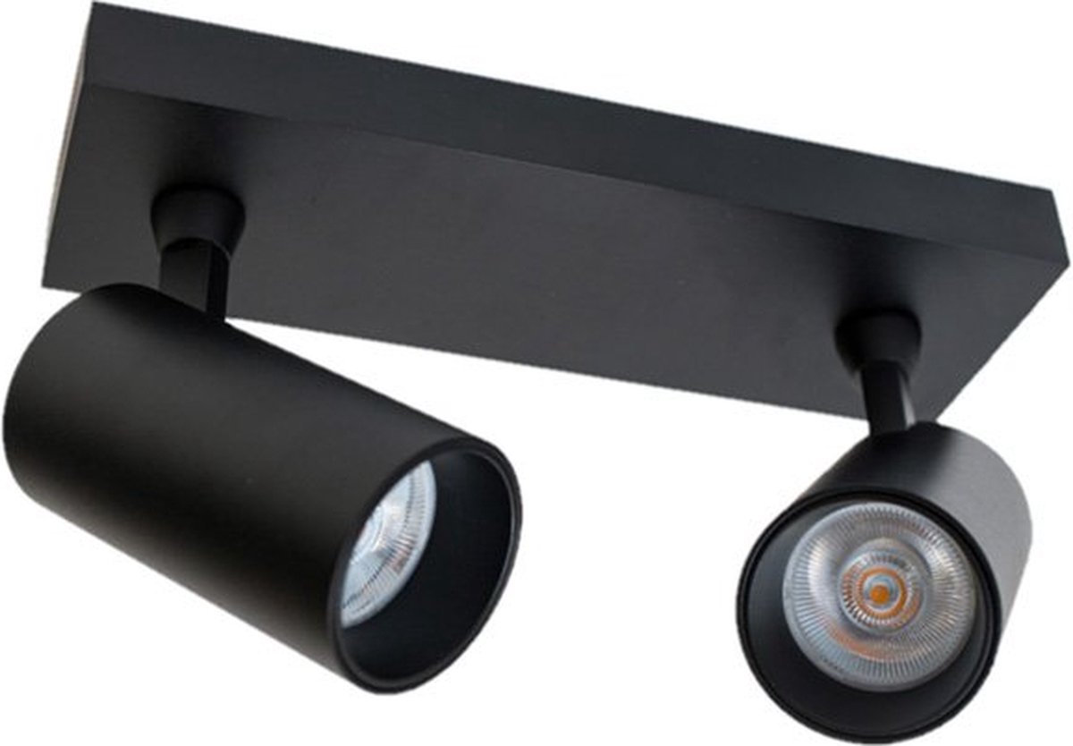 Fornello Spot 2 lichts koker zwart - Modern - Kelpa