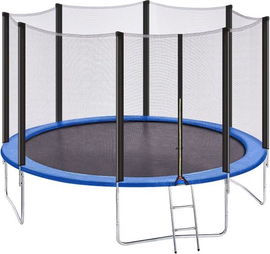 Songmics Veiligheidsnet voor trampoline 305 cm - 8 palen - STN10FT