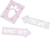 CGB GIFTWARE Set of 3 Bunny Footprint Stencils