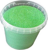 Fijne glitters - 400 gram in emmer - kleur: regenboog groen - Maat: 1/64 | 0,6 mm | 15 Hex
