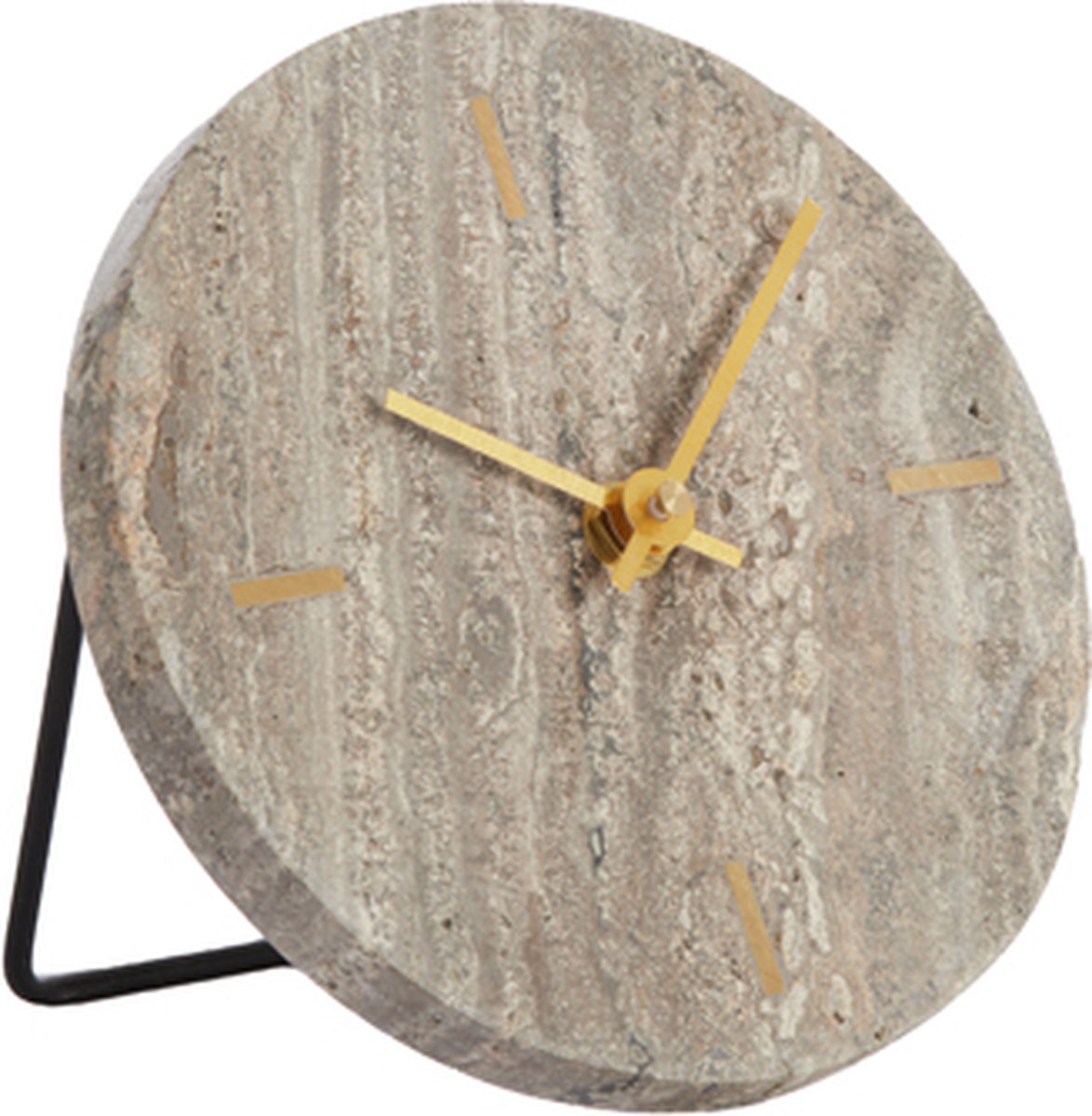 Light&living Klok Ø15 cm JENAY bruin travertin