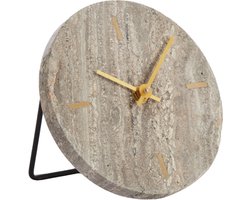 Light&living Klok Ø15 cm JENAY bruin travertin