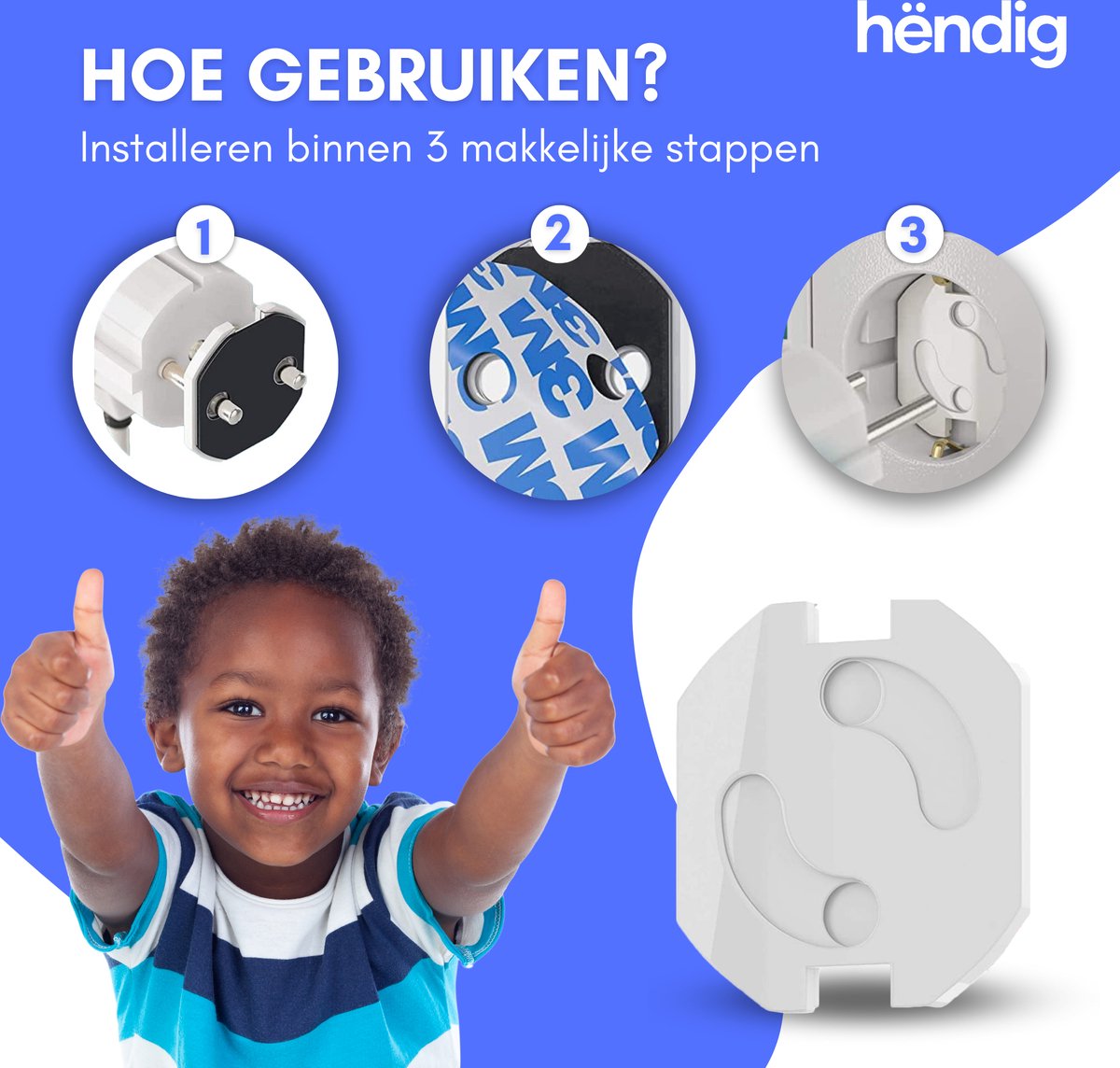 Hëndig Stopcontact beveiliging 12 stuks Beschermer