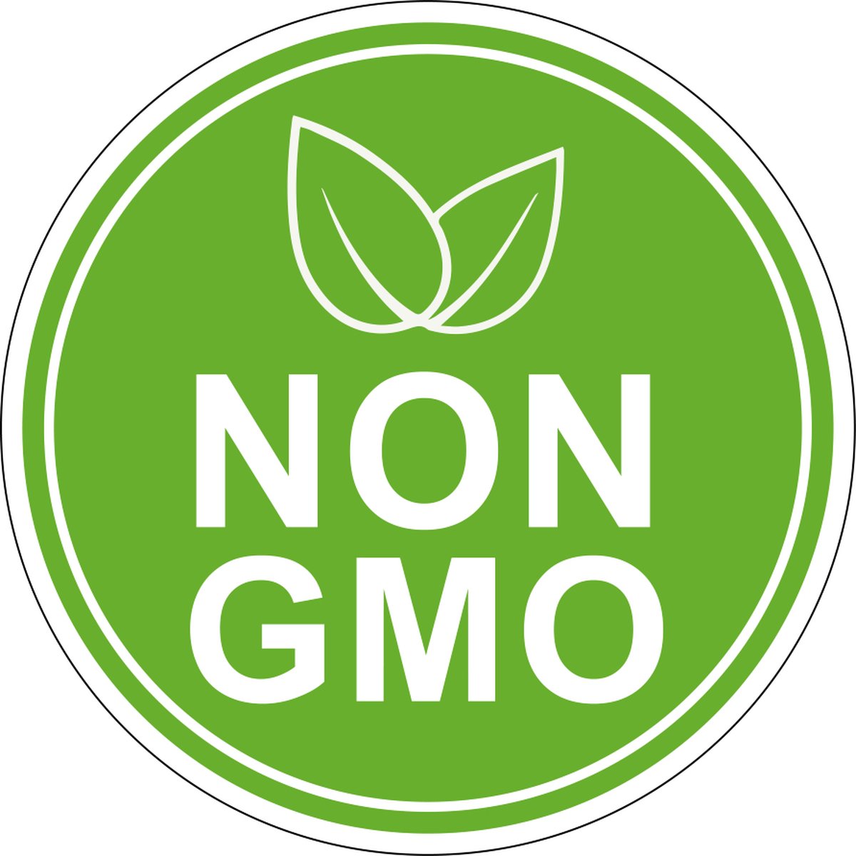 Non GMO sticker 300 mm