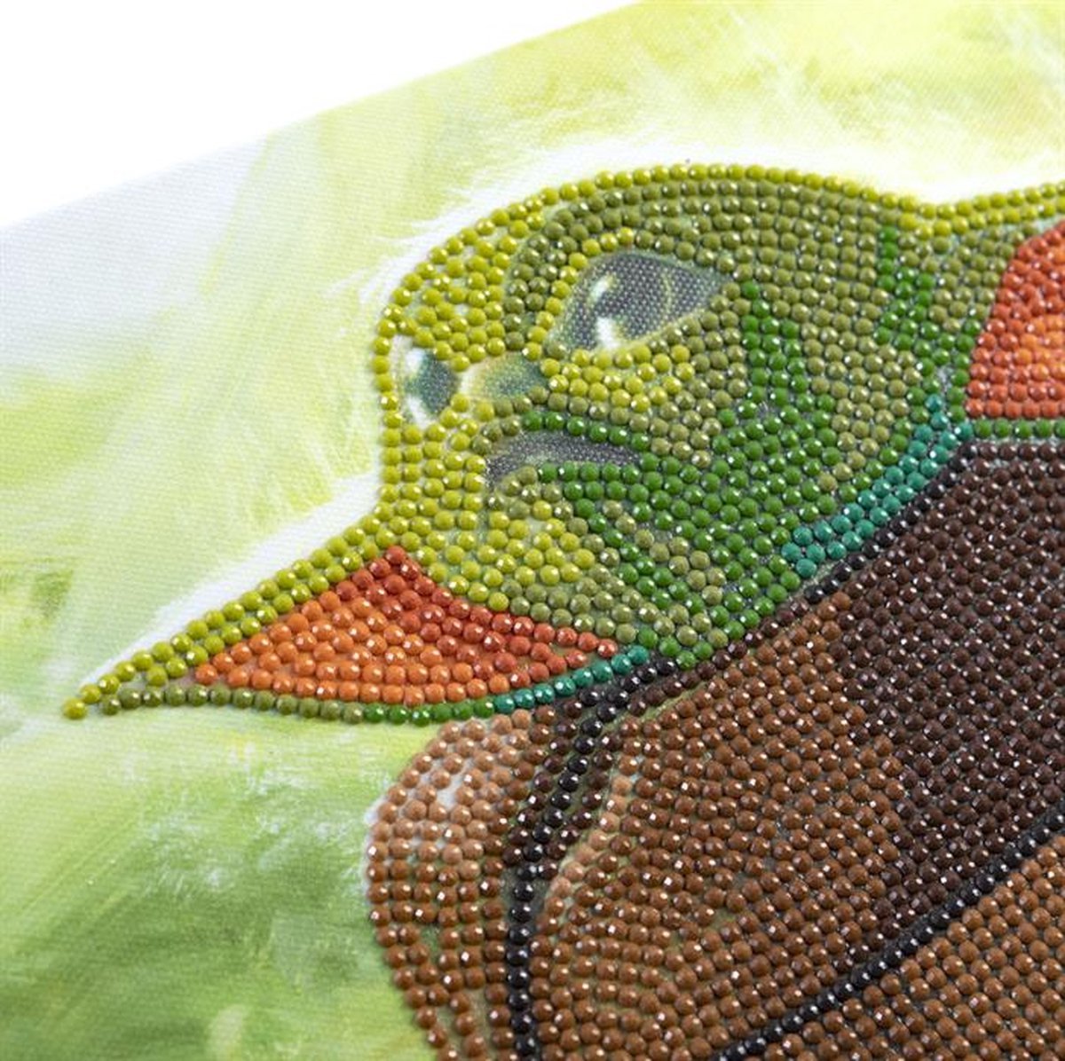 Crystal Art kit ® Star Wars GROGU 30 x 30 cm diamond painting (partial