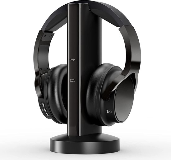 met koptelefoon tv kijken