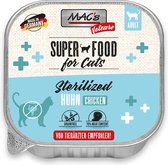 MACs Vetcare natvoer - gesteriliseerde kat - 70% Kippenvlees - 8 x 100g
