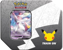 Pokemon celebration tin charizardv / dark sylveon v