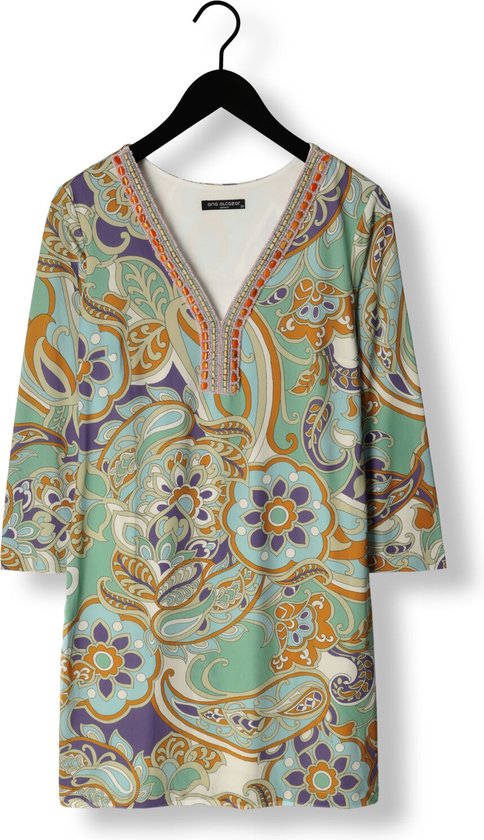 Blouse Transparente Ana Alcazar - Taille 40 - Orange Clair/rose/bleu - Parfait état