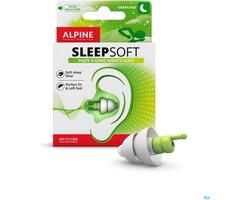Alpine SleepSoft Oordoppen slapen - Sleep plugs - Slaapoordoppen snurken - Dempt snurkgeluid - Anti snurk Oordopjes - SNR 25 dB - 1 paar
