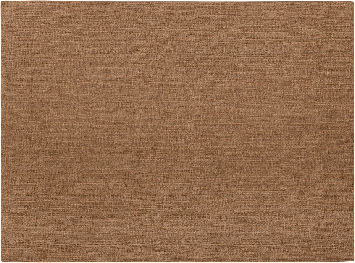 Mesapiu Placemat Canvaslook - Rechthoek - 33 x 45 cm - Walnut - Set van 4