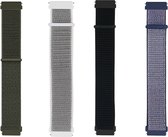Nylon Loop Bandjes Geschikt Voor Samsung Galaxy Watch 5, Pro, 4, 3 & Active 2 - Diverse Kleuren