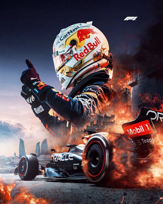 Max Verstappen 2023 - Max Verstappen Poster #18 - 50x70cm - Affiche - Print  - Red Bull... | bol