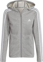 Adidas Sportswear 3s Sweatshirt Met Volledige Rits Grijs 13-14 Years Meisje
