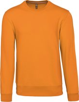 Unisex sweater met ronde hals Kariban Oranje - L
