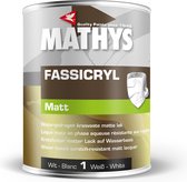 Mathys Fassicryl Matt - Wit - 1L