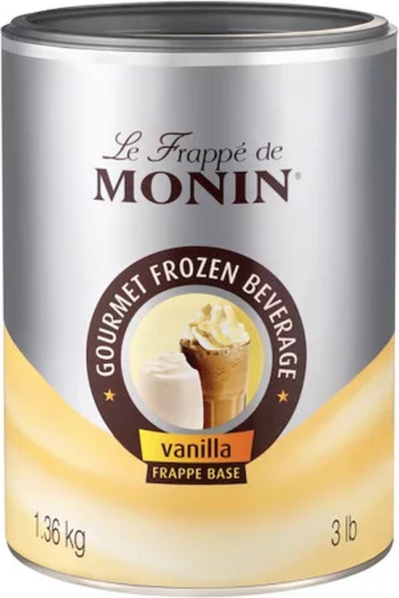 Goedkoopste Monin Vanille Frappé basis 1.36KG blik