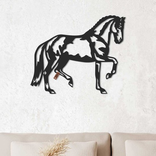 FBRK. Geometrische Dressage Horse - Black