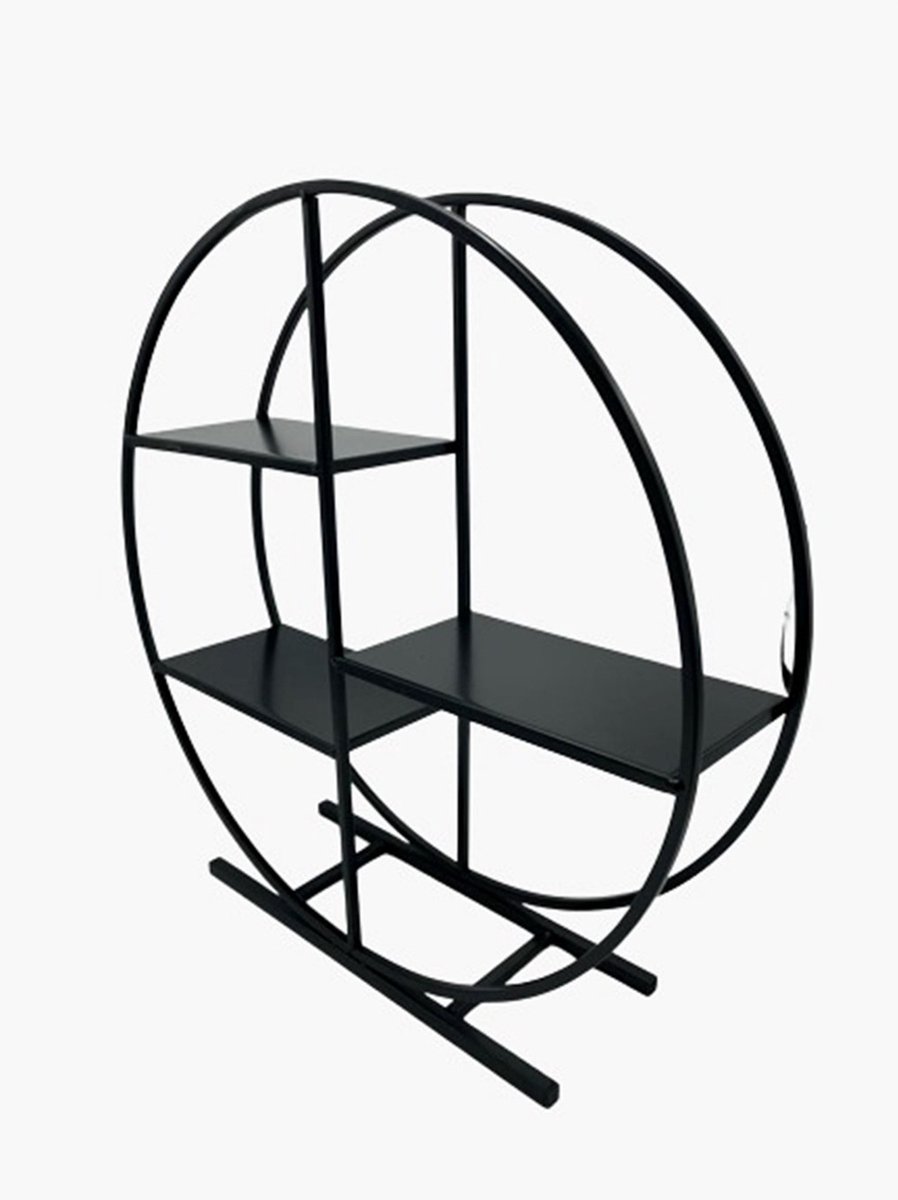 Pengerek Rek Deco4yourhome® - Decoratief Rek - Wandrek - Rek op voet - Zwart - Black ...