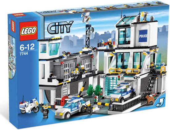 haar lichtgewicht Gestreept LEGO City Politiebureau - 7744 | bol.com