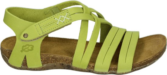 Loints of Holland 31244 VIERLINGSBEEK - Platte sandalenDames Sandalen - Kleur: Groen - Maat: 39