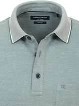 Poloshirt Met Borstzakje 3 Knoops Turquoise Casa Moda - XL