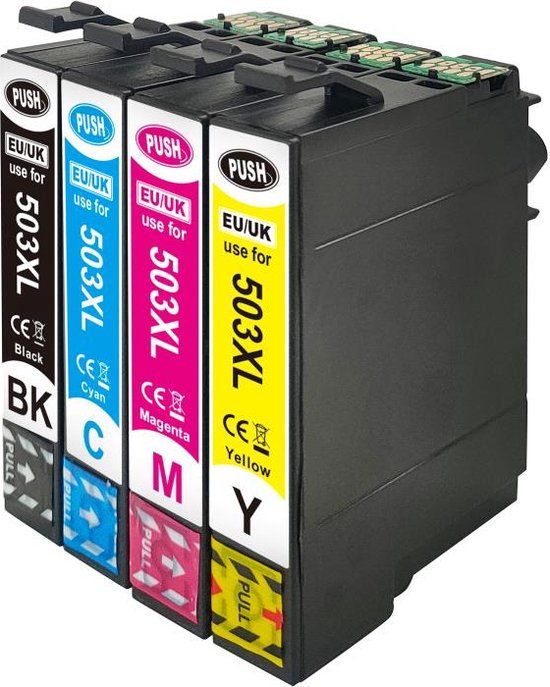 CARTOUCHE D'ENCRE EPSON ORIGINAL 503XL / C13T09R94010 NOIR (1) CYAN (1)  MAGENTA (1) JAUNE (1)