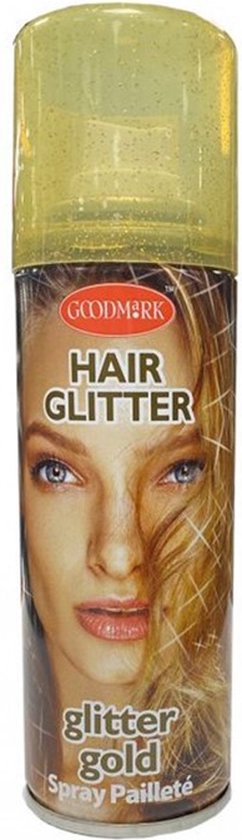 Haarspray glitter goud