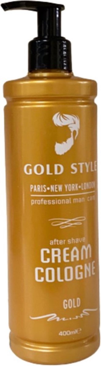 Gold style- aftershave- professional man care 400 ml - Aftershave cream cologne
