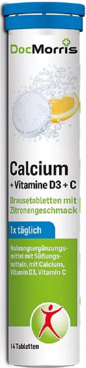DocMorris Calcium + Vitamine D3 en C Bruistabletten